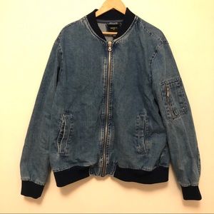 Denim Bomber Jacket